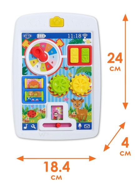 Игрушка обучающая Smart «Планшет: Ферма», световые и звуковые эффекты, активные элементы. Zambians