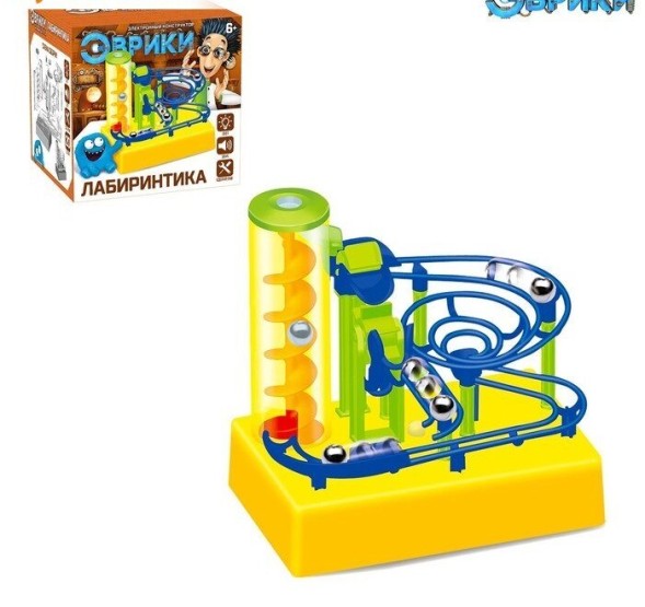 Конструктор электронный «Лабиринтика», световые и звуковые эффекты, 20 деталей