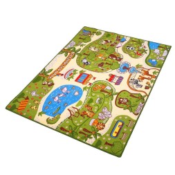 Детский коврик войлочный «Весёлый зоопарк», 2 х 1,5 метра