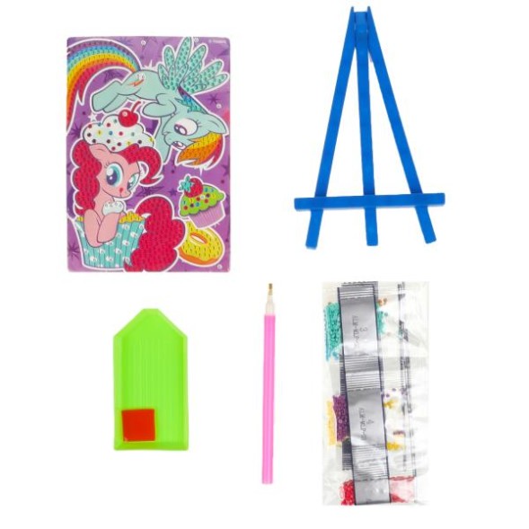 Набор д/тв-ва МОЙ МАЛЕНЬКИЙ ПОНИ алмазная мозаика 10*15 см, Мульти Арт