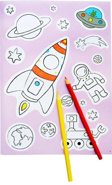 Активити - наклейки для мальчиков (Раскрась и Наклей!)