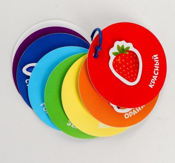 Игра на липучках «Весёлые липучки. Учим цвета»