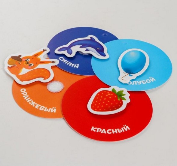 Игра на липучках «Весёлые липучки. Учим цвета»
