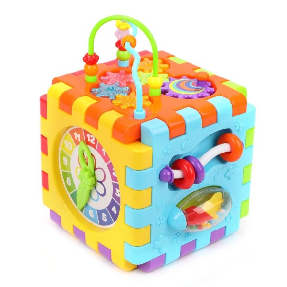 Развивающий центр Жирафики сортер конструктор для малышей лабиринт мегакуб