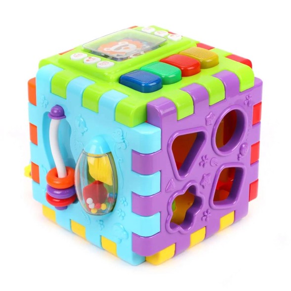 Развивающий центр Жирафики сортер конструктор для малышей лабиринт мегакуб