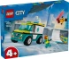Конструктор LEGO City Скорая помощь и сноубордист 60403