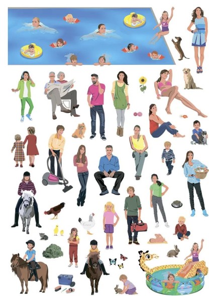 Мой дом мечты наклейки, Робинс