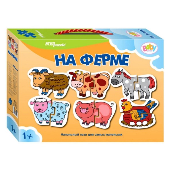 Напольный пазл-мозаика «На ферме»