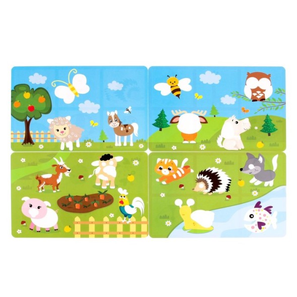 Настольная игра «Умное лото. Животные», мемори