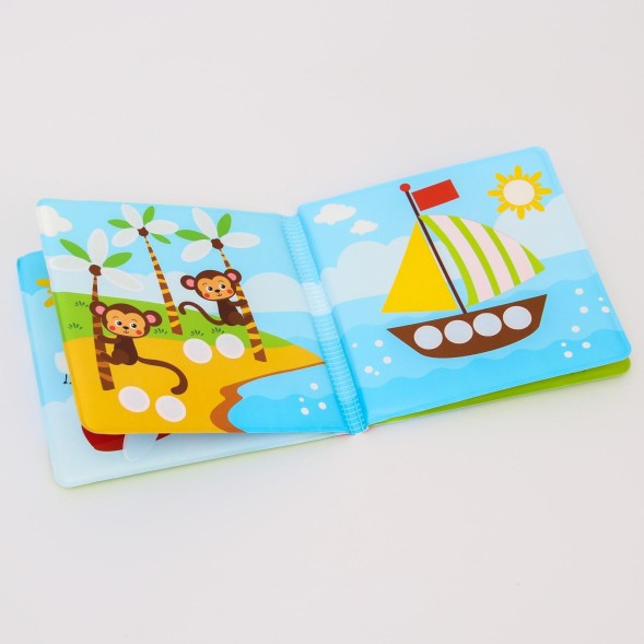 Книжка для игры в ванной «Рисуем пальчиками: окружающий мир» водная раскраска