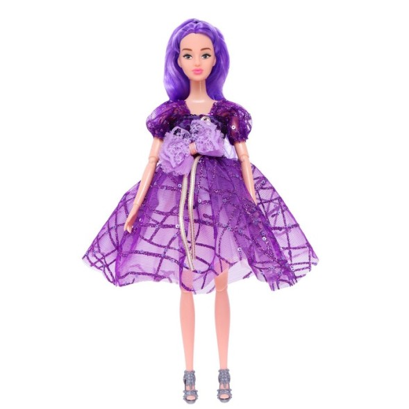 Кукла-модель «Нежные мечты» с аксессуарами, фиолетовые волосы