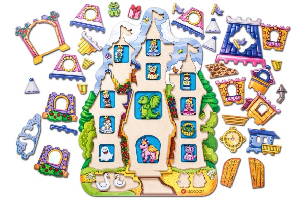 Пазл деревянный "Сказочный замок"