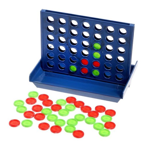 Настольная игра на логику «Пятнашки в ряд», мини-версия