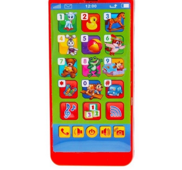 Игрушка «Обучающий телефон» А. Барто, 50 песен, звуков и фраз