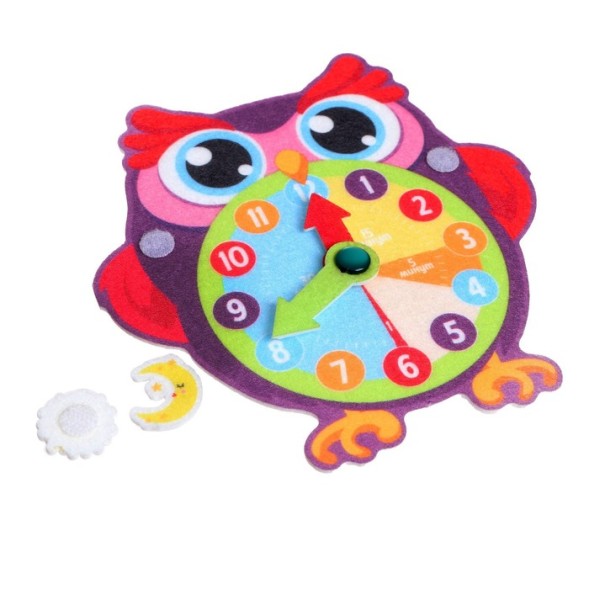 Развивающий набор из фетра «Изучаем время»