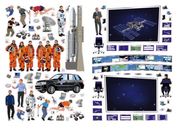 Моя книга наклеек. Космос