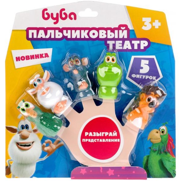 Игрушка для ванны пальчиковый театр БУБА, Капитошка