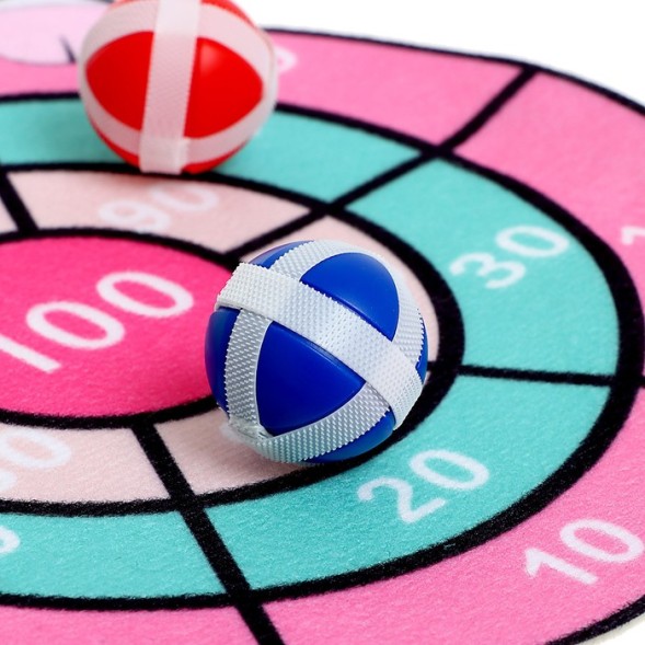 Дартс «Единорог», 3 шарика на липучках, крючок