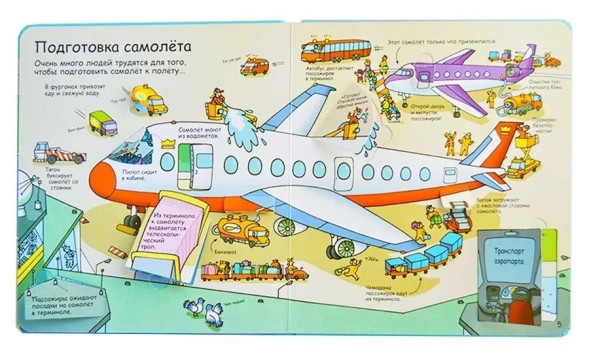 Секреты аэропорта. Книга с окошками. Робинс