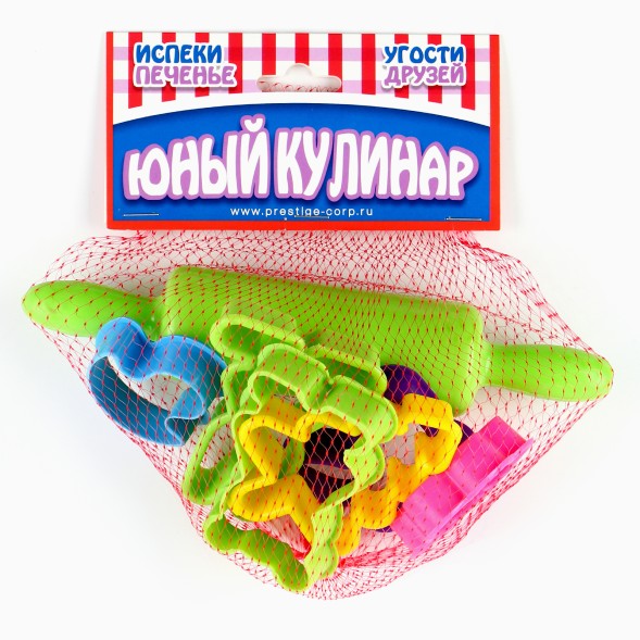 Игровой набор, скалка и формочки (в сетке)