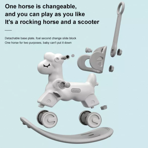 Овечка-качалка 2 в 1, качалка, беговел