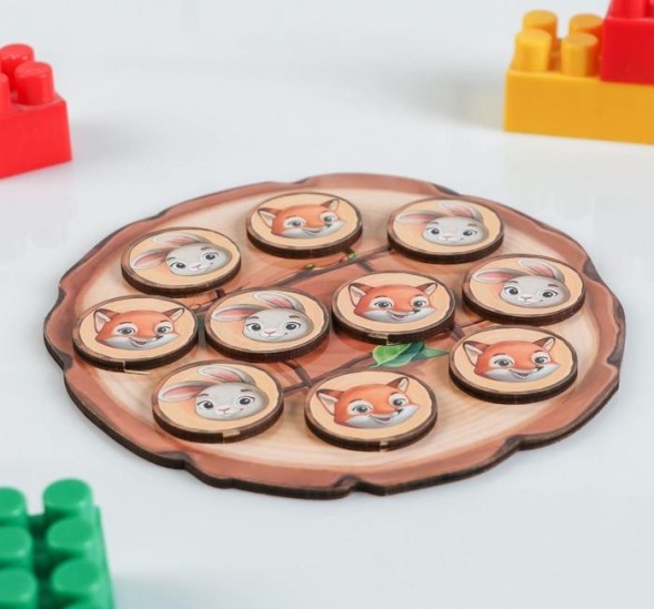 Крестики-нолики "Лисички и зайчики"