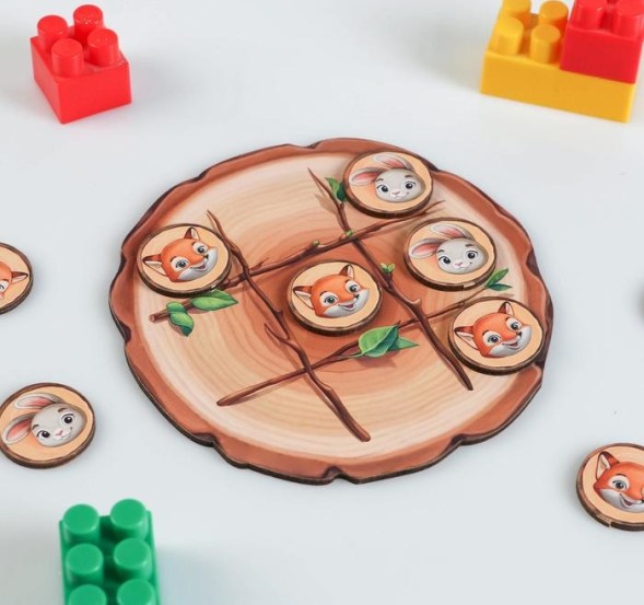 Крестики-нолики "Лисички и зайчики"