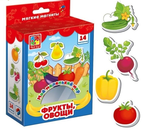 Магнитная игра «Фрукты, овощи»