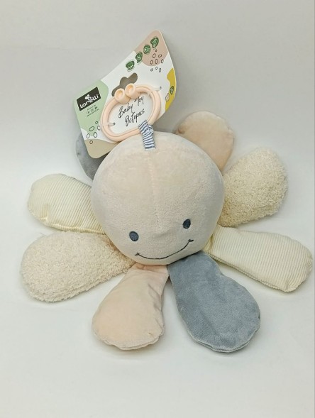 Развивающая мягкая игрушка Lorelli Toy Осьминог бежевый