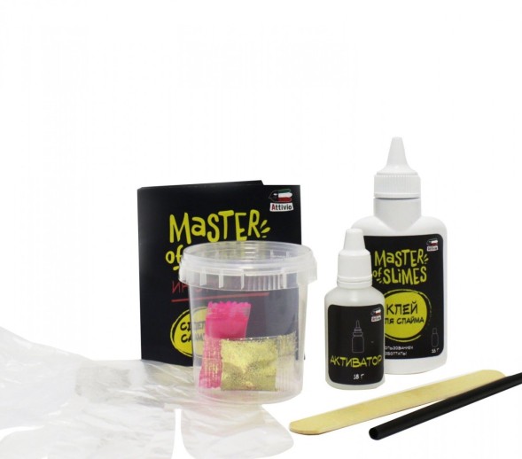 Набор Attivio Слайм Клюквенный мусс