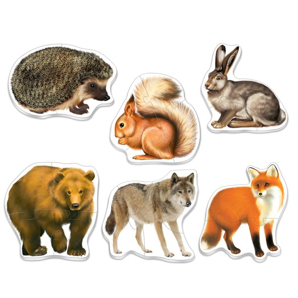 Макси-пазлы «Лесные животные»