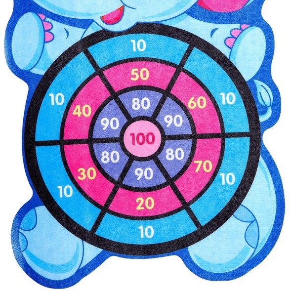 Дартс «Слоник 2», 3 шарика на липучках, крючок