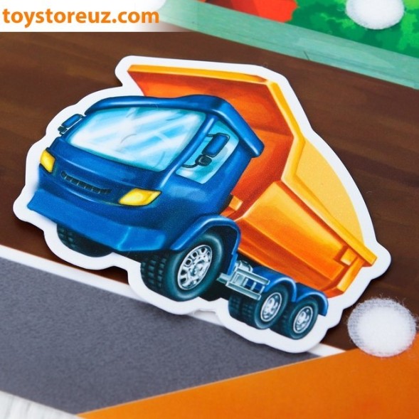 Игра на липучках, конструктор "На стройке"