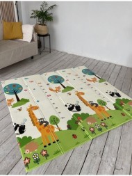 Детский коврик игровой, двусторонний Город и Жирафы 150 на 200 см
