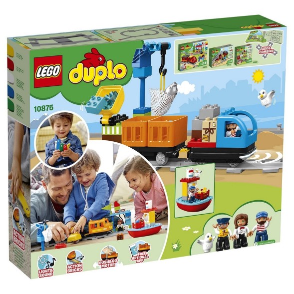 Конструктор Lego Duplo Town Грузовой поезд 10875