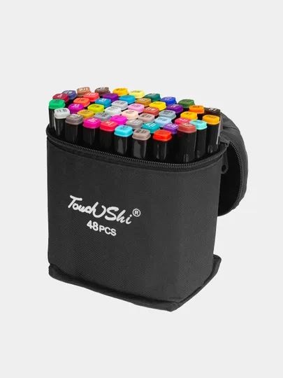 Маркеры для скетчинга в сумке, 48 шт