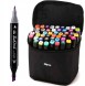 Маркеры для скетчинга в сумке, 48 шт