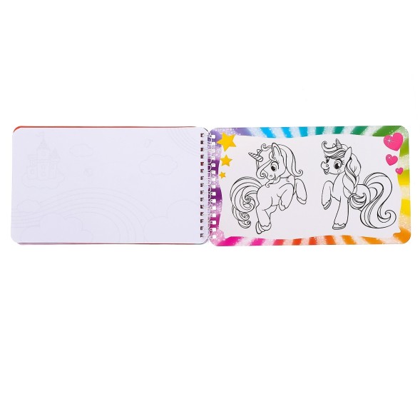 Альбом с наклейками и трафаретами «Волшебные пони», 72 стр.