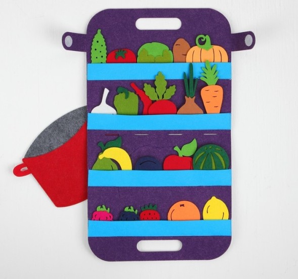 Сумка-игралка &quot;Овощи, фрукты и ягоды&quot;