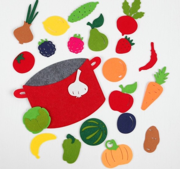 Сумка-игралка &quot;Овощи, фрукты и ягоды&quot;