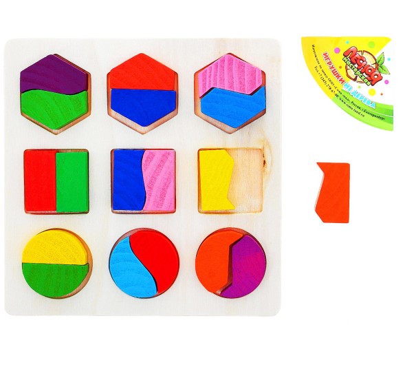 Головоломка «Собери фигуру», Лесная мастерская