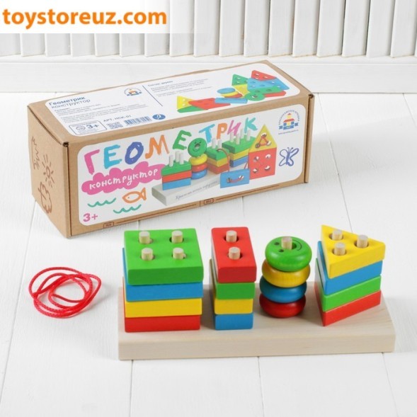 Конструктор "Геометрик", толщина элемента — 1,5 см