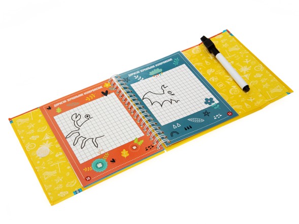 Развивающие игры в дорогу «Точки, клеточки»