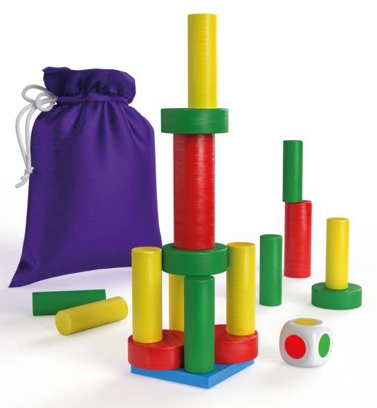 Настольная игра для детей «Построй Башню» серия Актив time. Десятое королевство