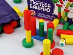 Настольная игра для детей «Построй Башню» серия Актив time. Десятое королевство