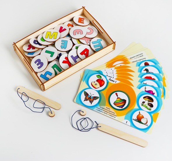 Магнитная азбука Smile Decor