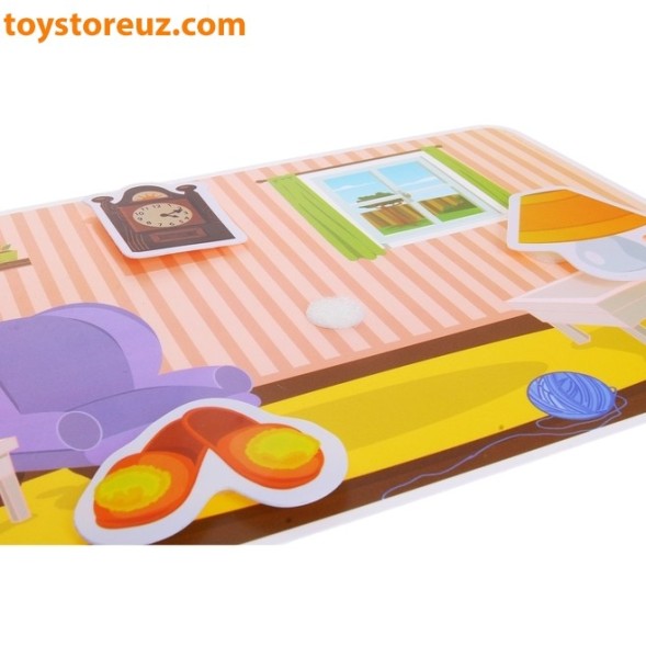 Игра на липучках, конструктор "Мой дом"