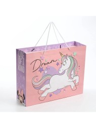 Пакет подарочный крафт Dream, 40×31×11.5 см, Минни Маус