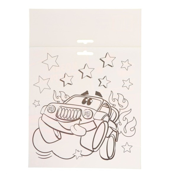 Мозаика стикерная форменная «Пожарная машина»