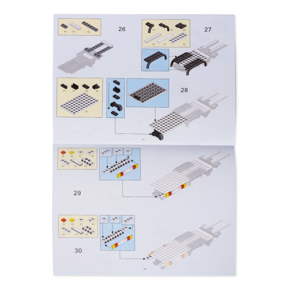 Конструктор SLUBAN Городская серия Автовоз, 638 детали